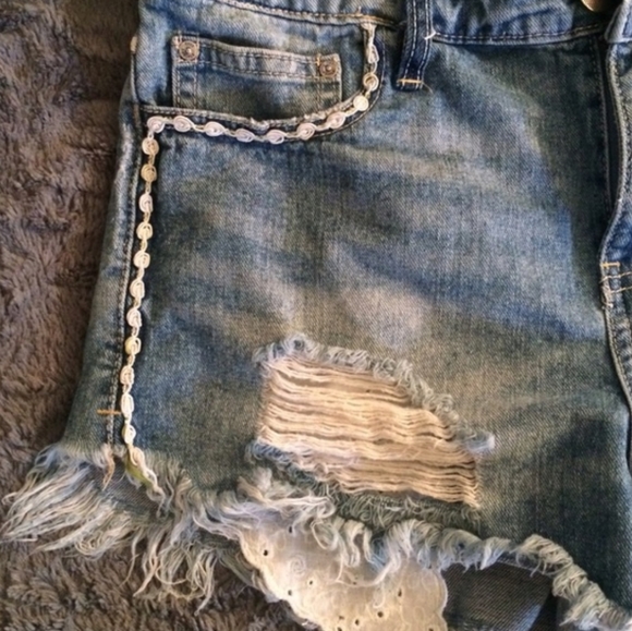 Free People High Waisted Shorts - Picture 3 of 3